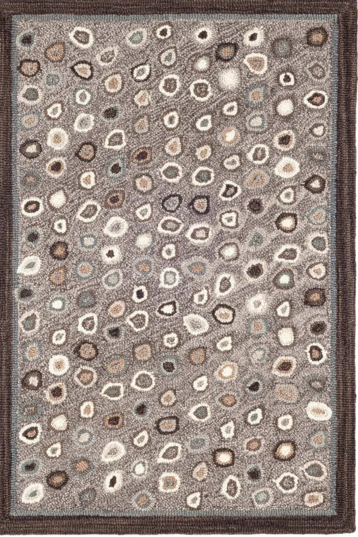 Dash & Albert Cats Paw Micro Hooked Wool Rug 2 x 3