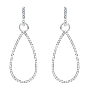 Desk to Drink Diamond Hoop Charms