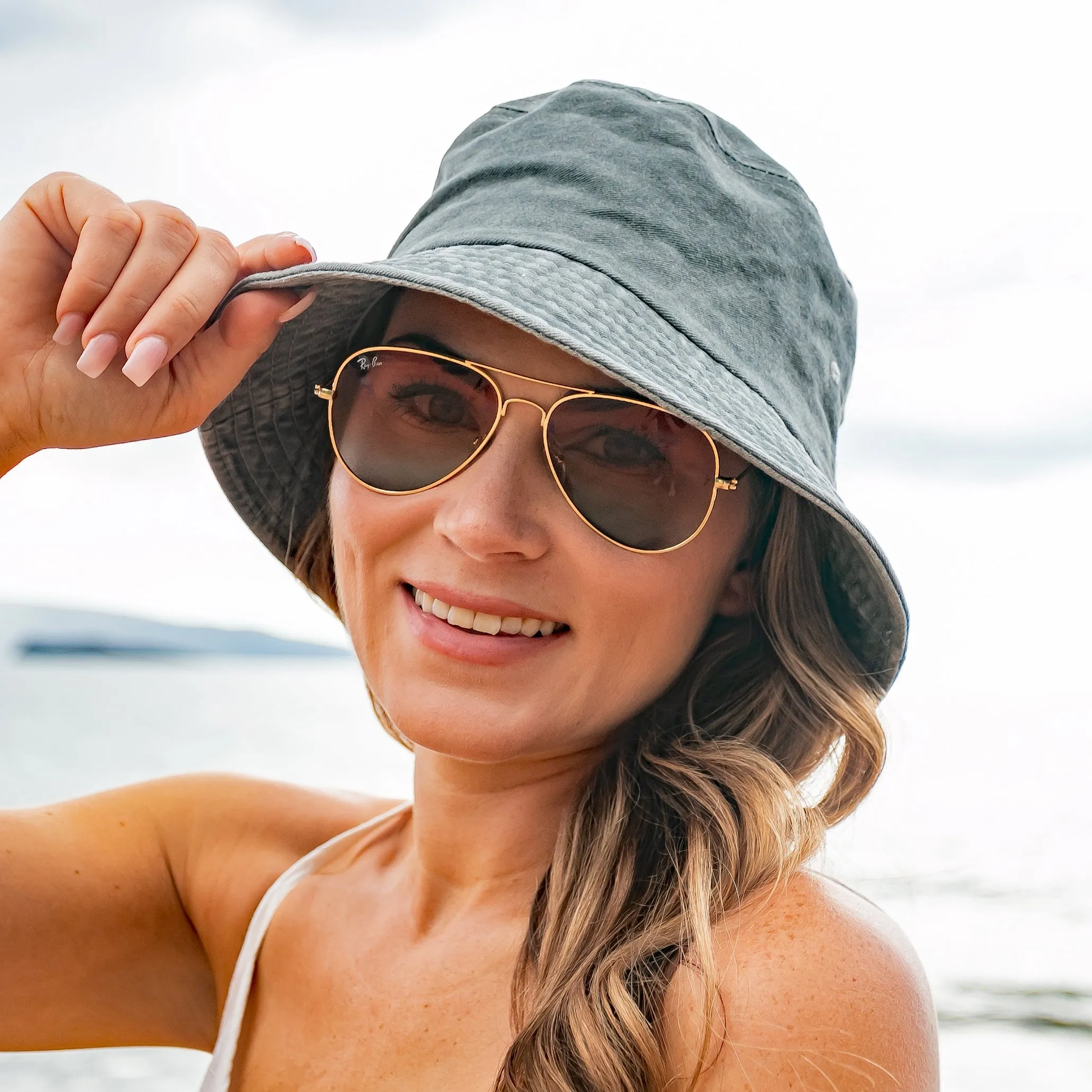 Distressed Bucket Hats