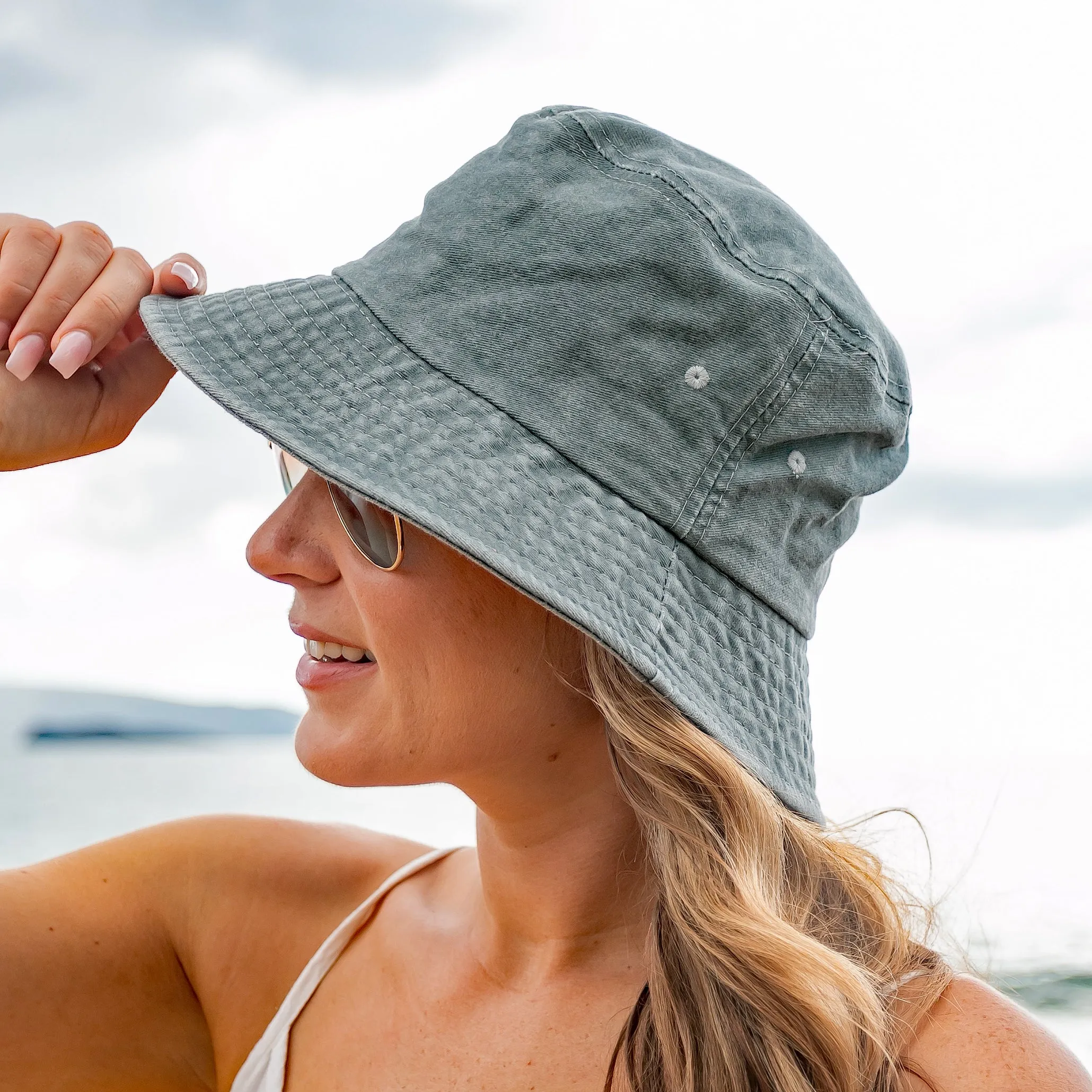 Distressed Bucket Hats