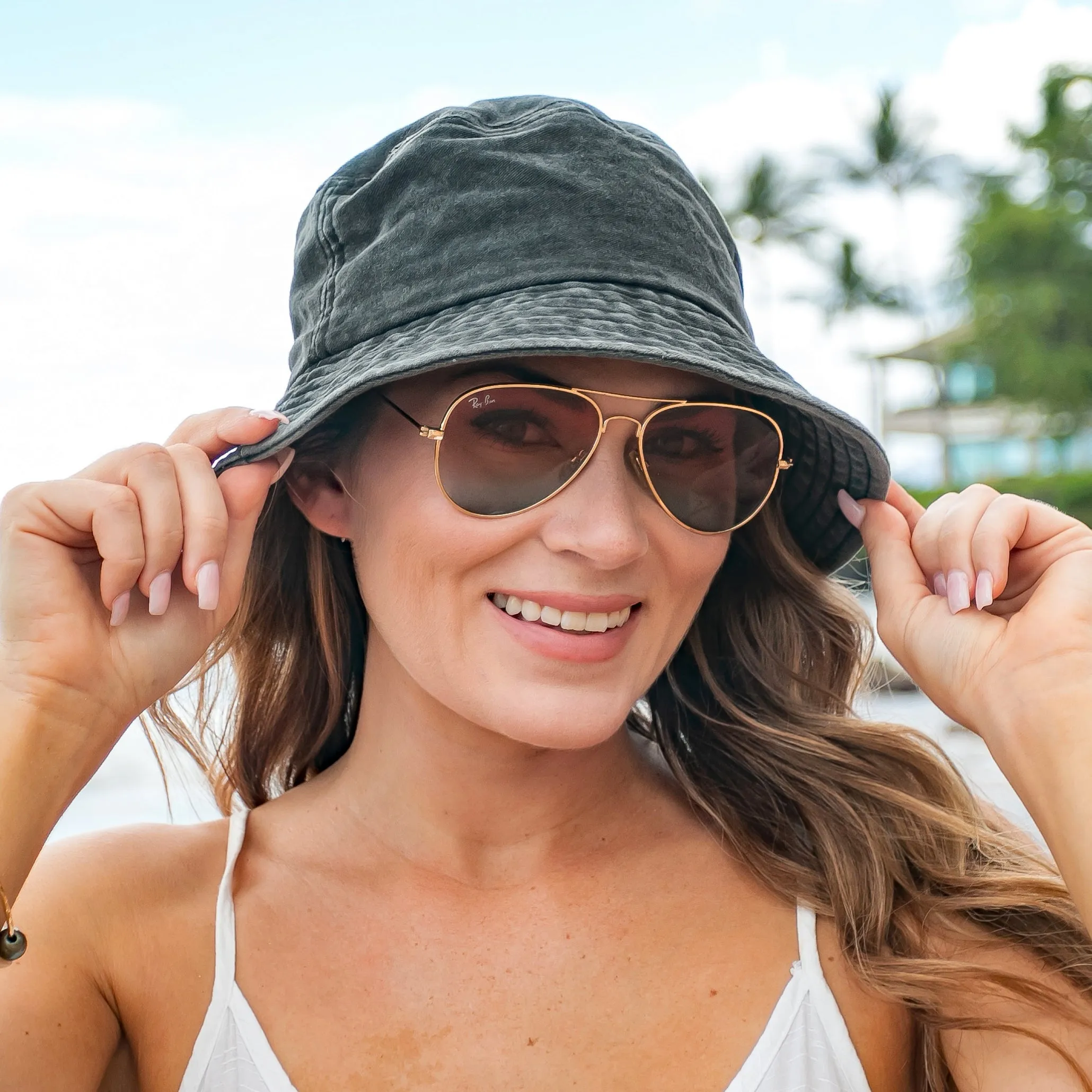 Distressed Bucket Hats