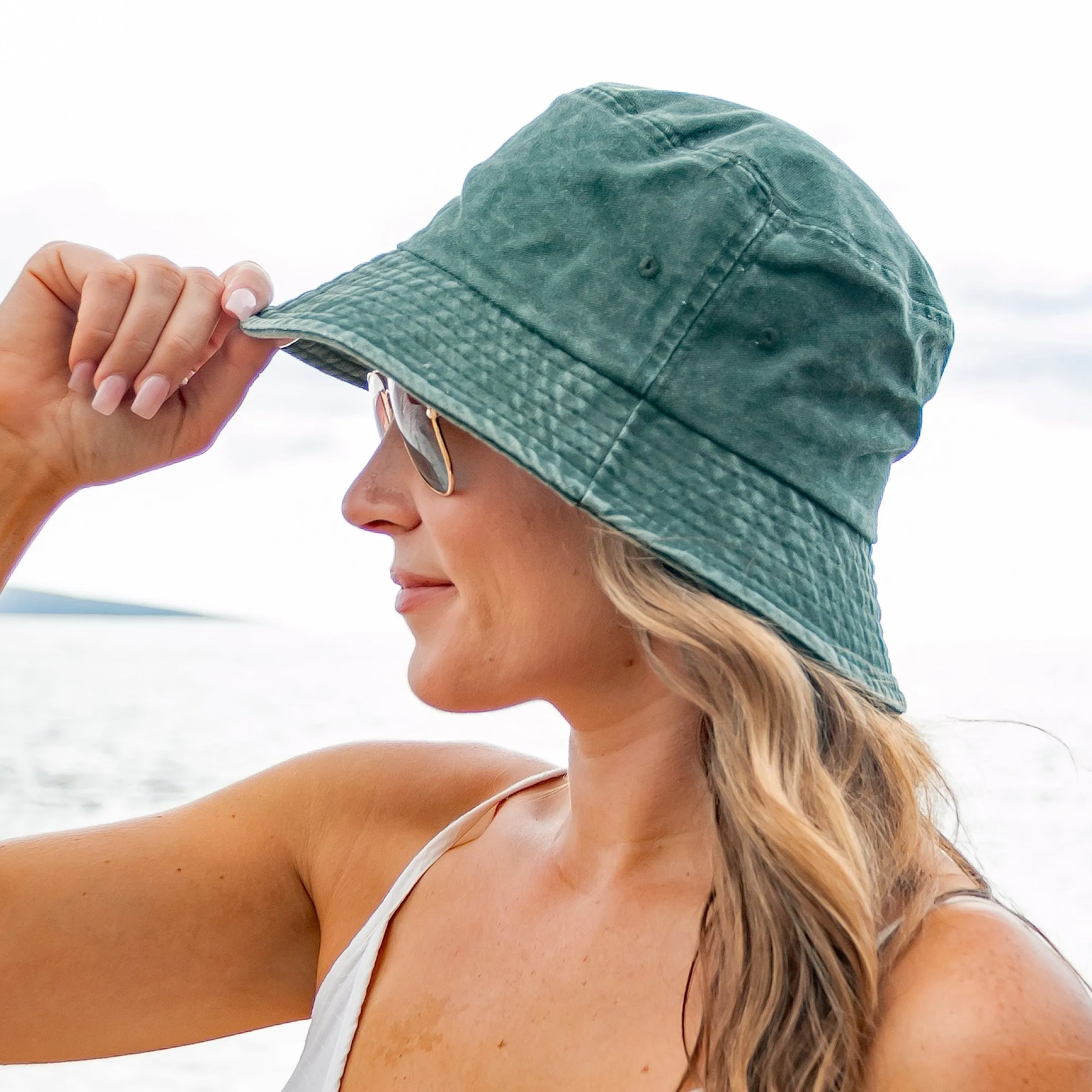 Distressed Bucket Hats