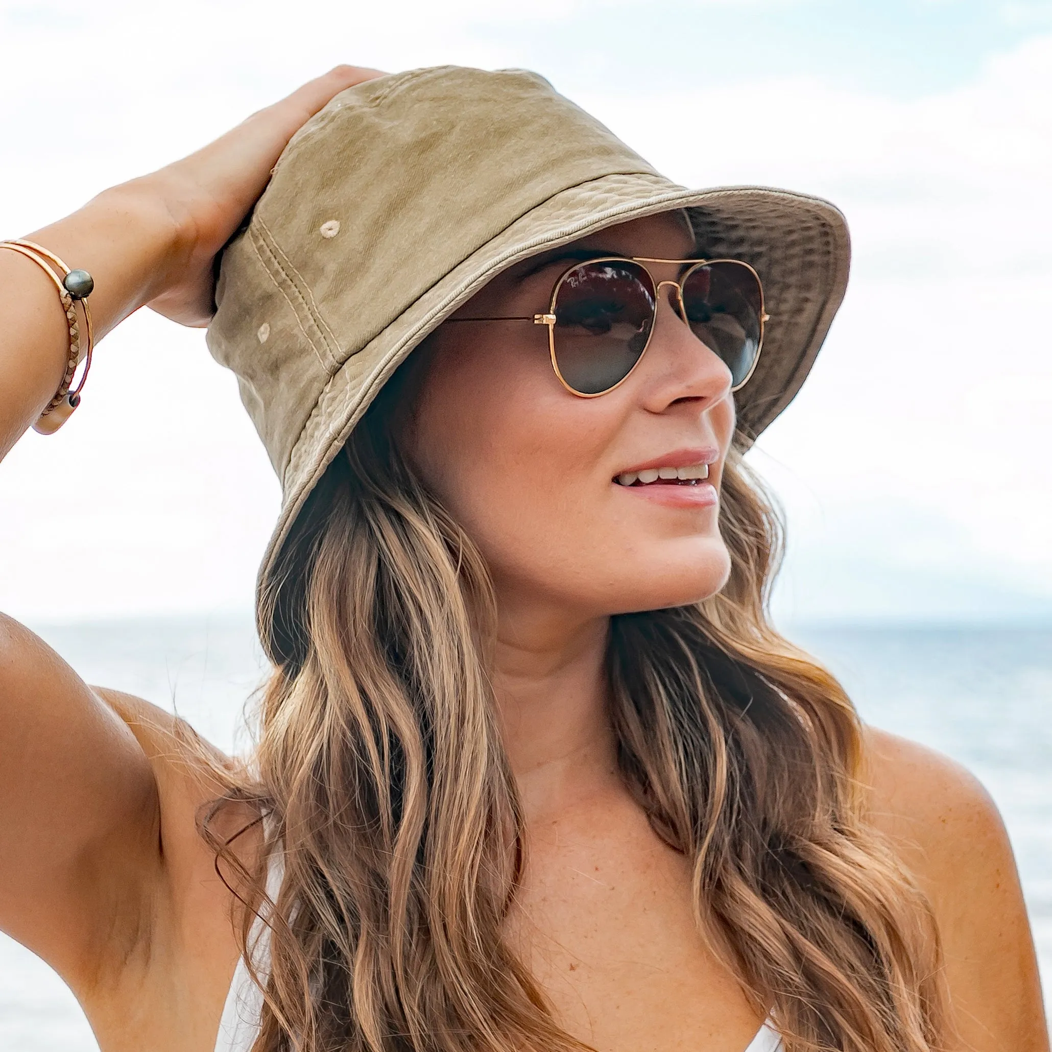 Distressed Bucket Hats
