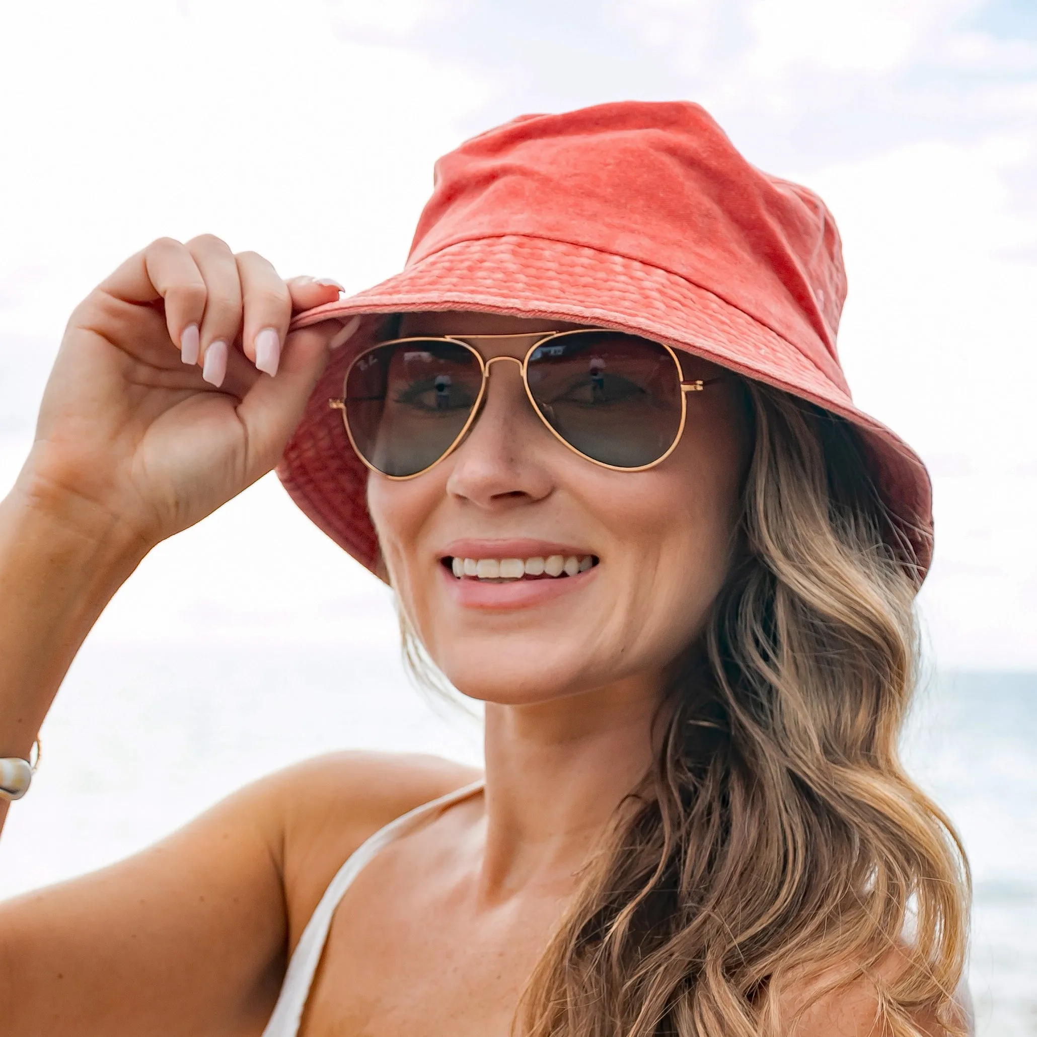 Distressed Bucket Hats