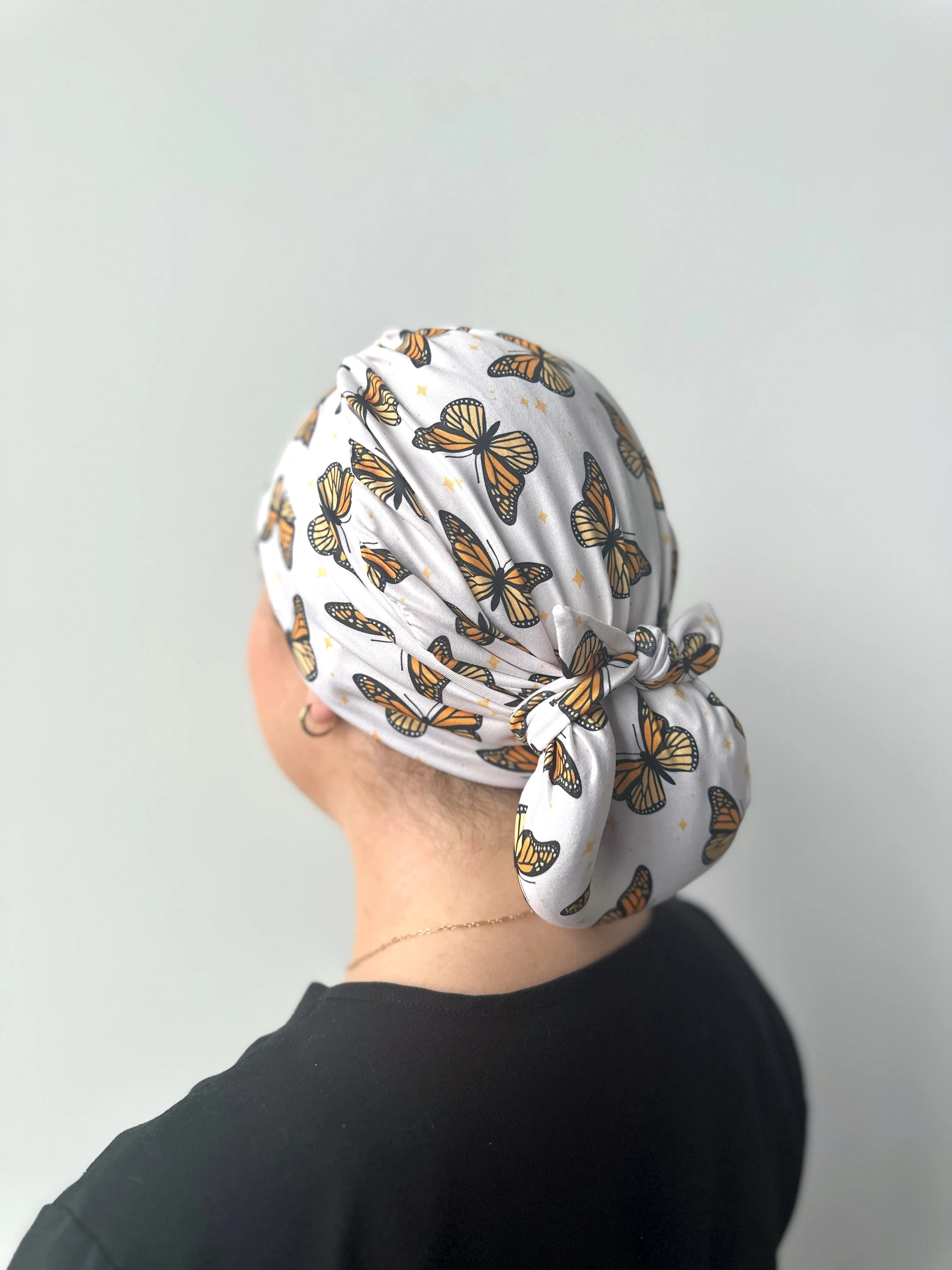 DuoStyle Scrub Hat - Monarch Butterflies
