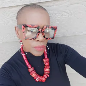 DV Fire Red Glasses