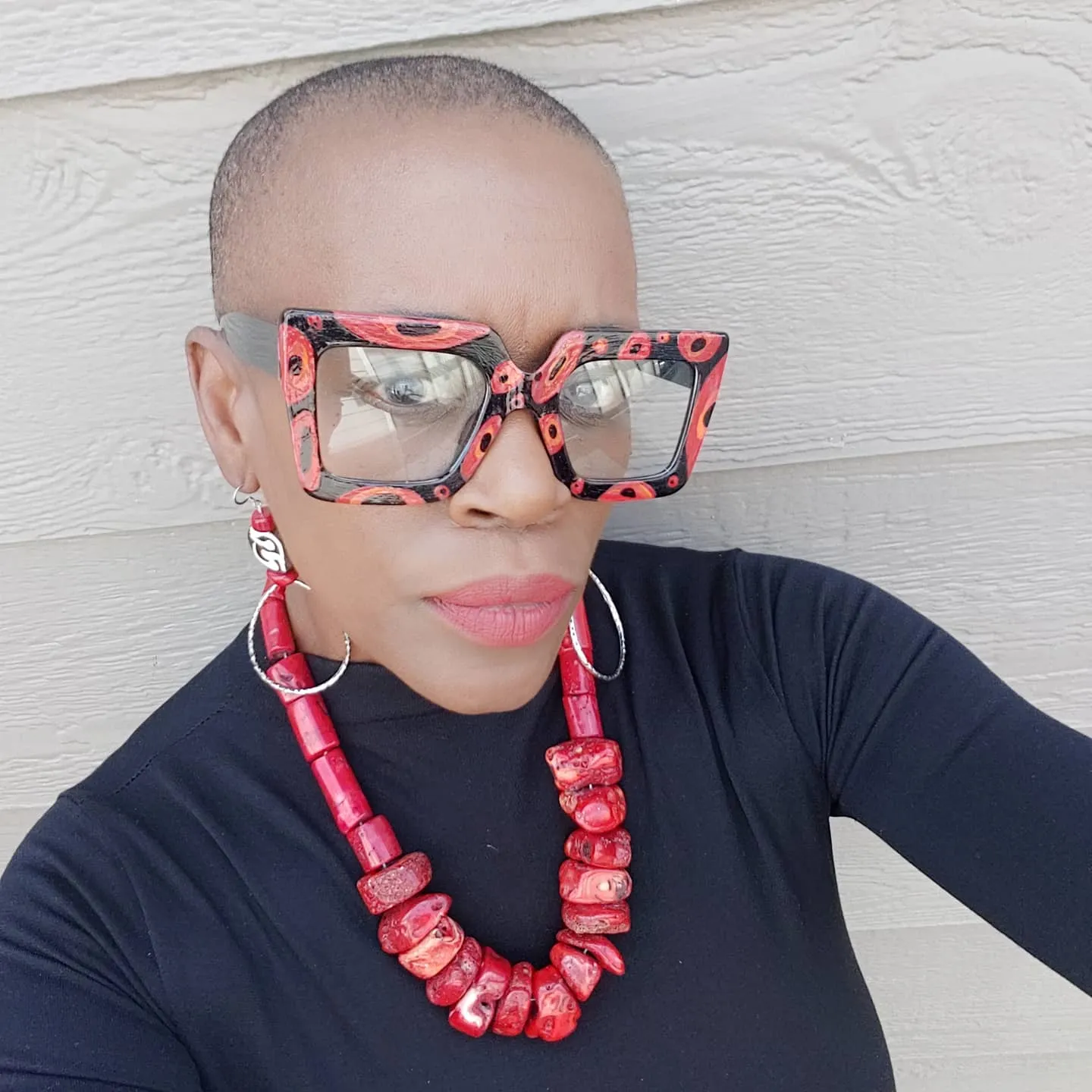 DV Fire Red Glasses