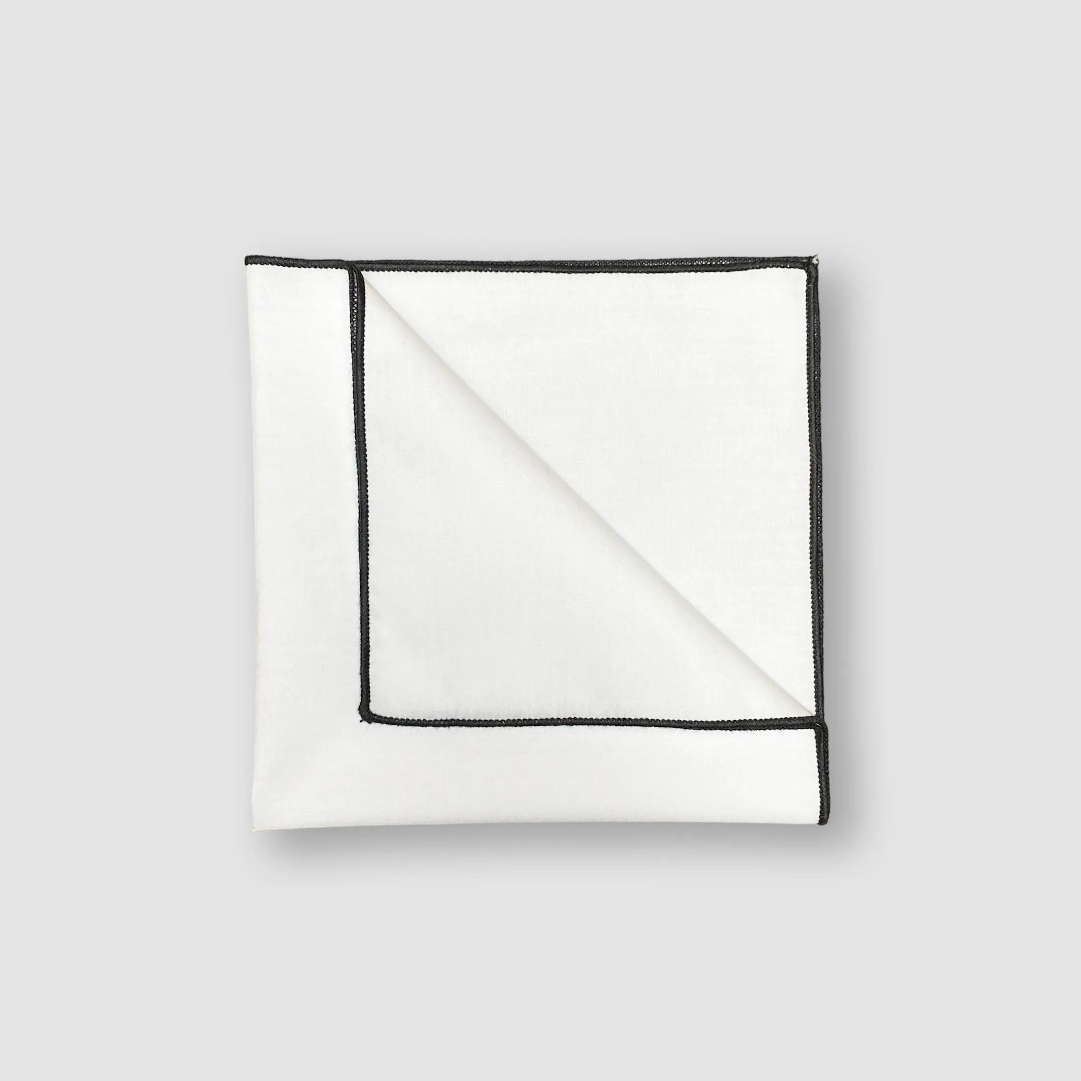 Elegant White Handkerchief