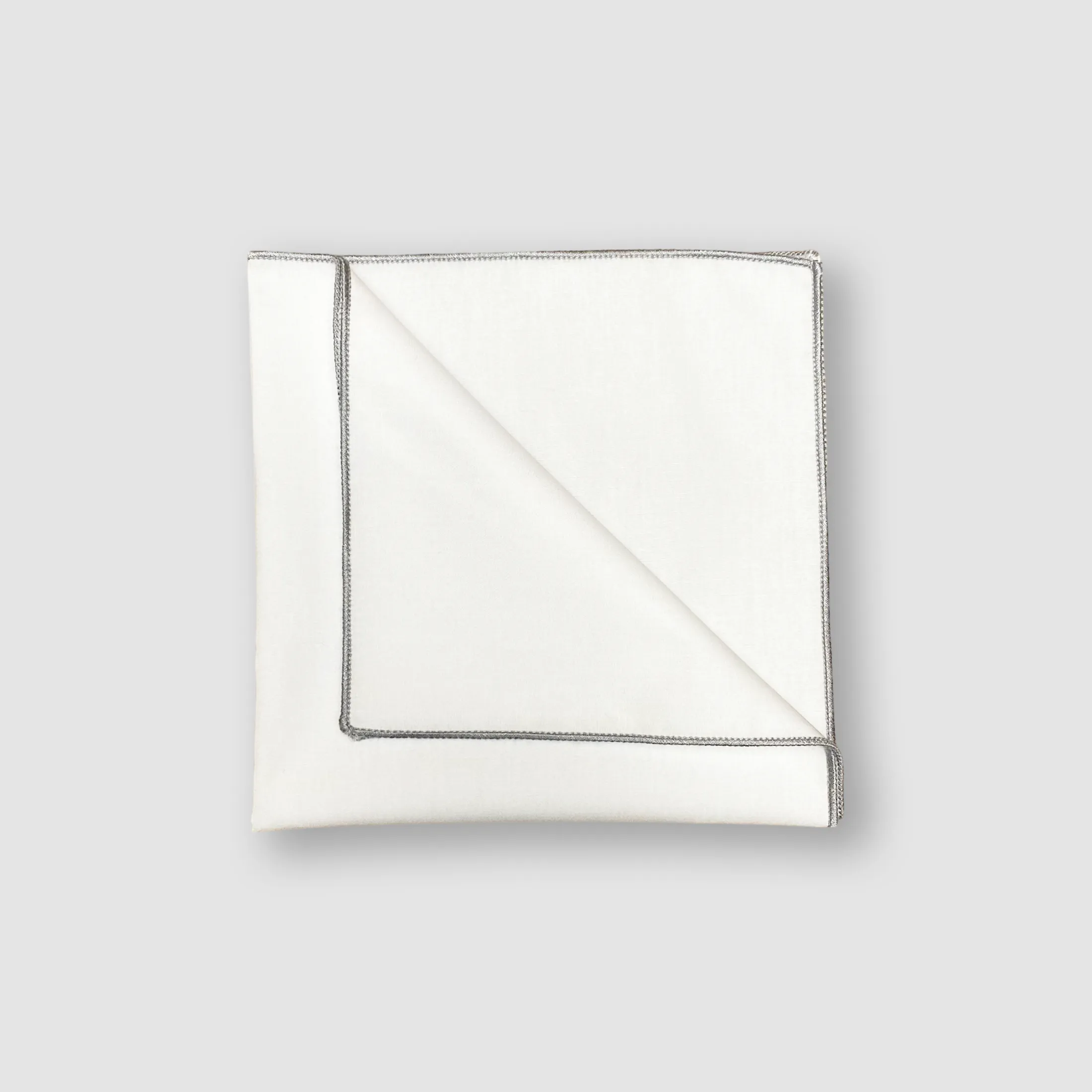 Elegant White Handkerchief