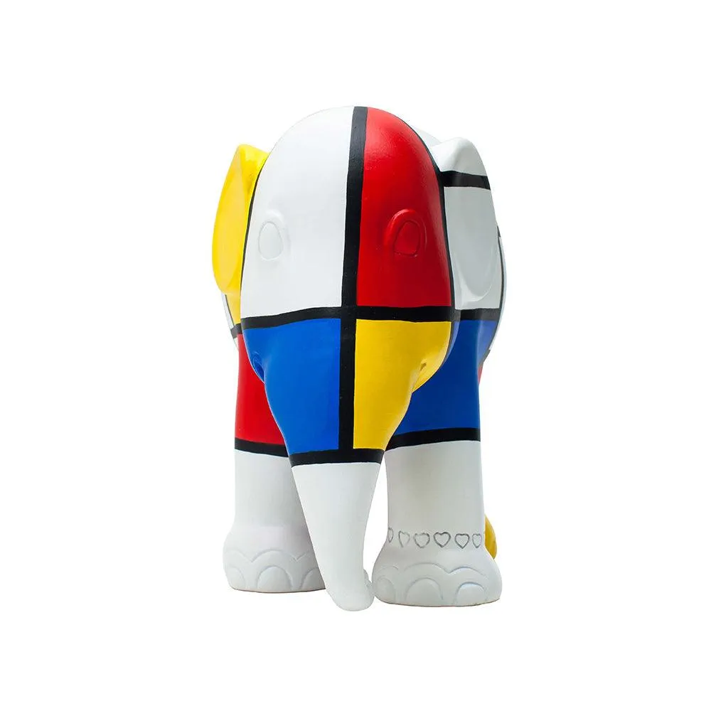 Elephant Parade Elefante Hommage to Mondriaan 20cm Limited Edition 750 Pieces Hommage to Mondriaan 20