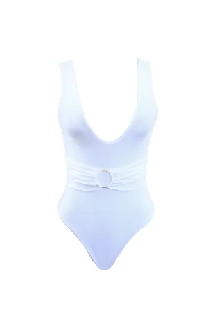 Elyse Monokini - White