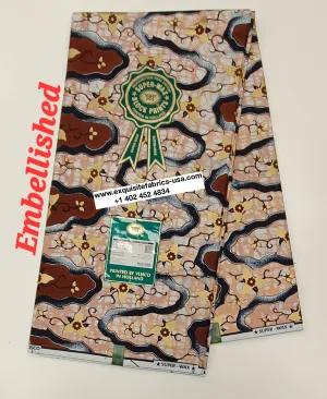 Embellished Vlisco Super Wax Exclusive✨