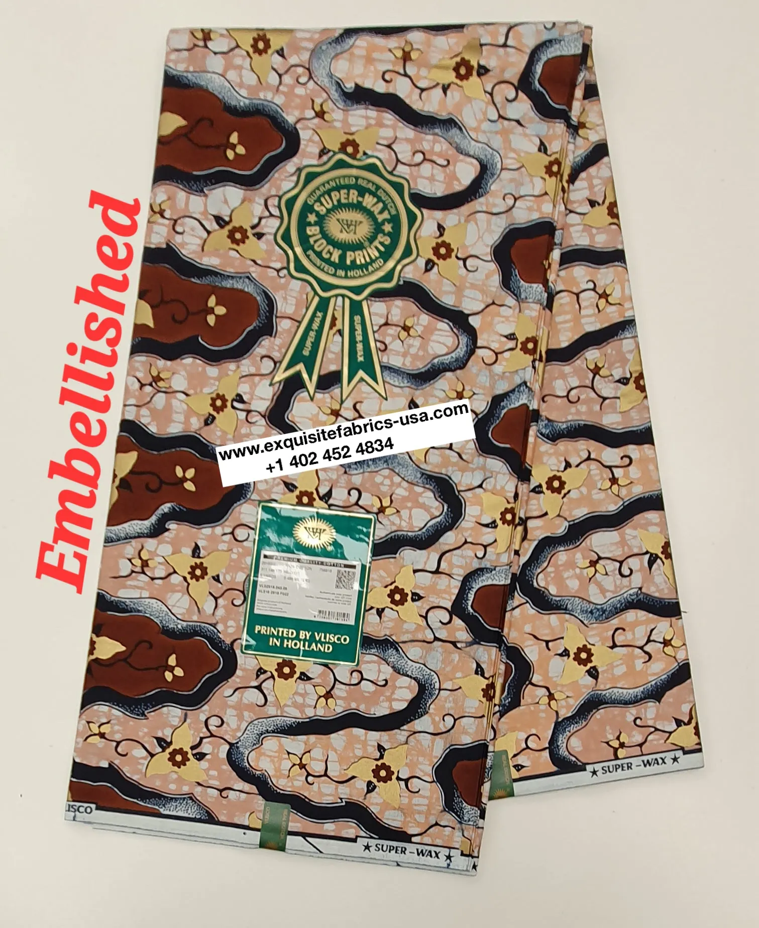 Embellished Vlisco Super Wax Exclusive✨