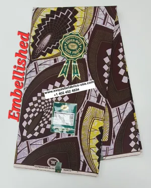 Embellished Vlisco Super Wax✨