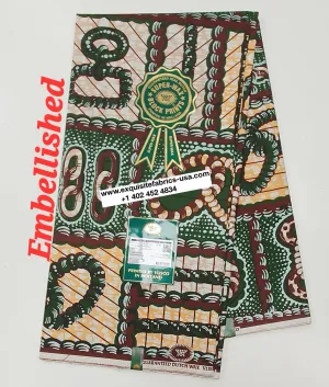 Embellished Vlisco Super Wax✨