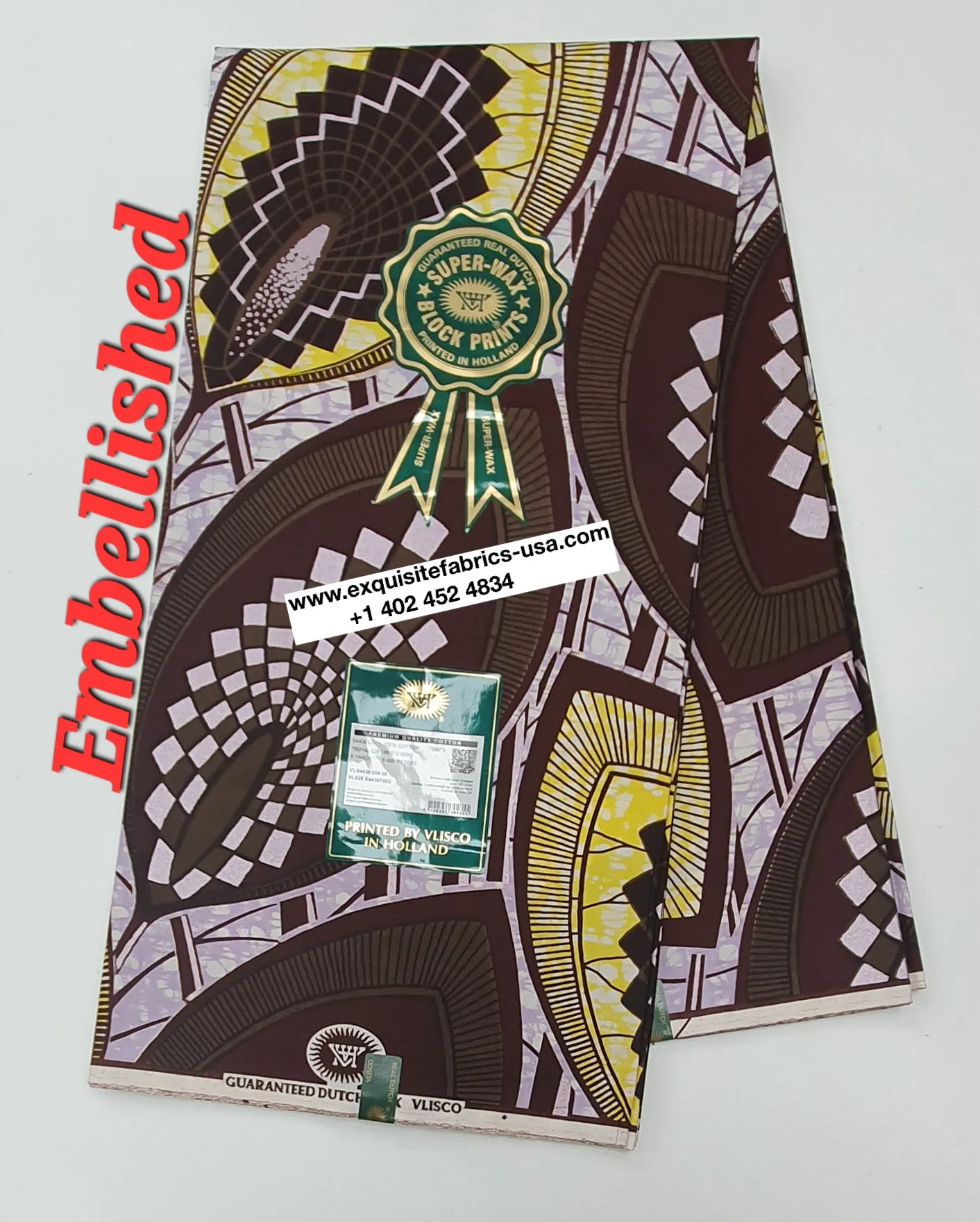 Embellished Vlisco Super Wax✨