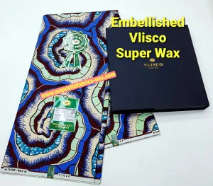 Embellished Vlisco Super Wax