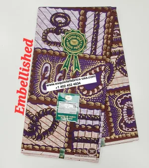 Embellished Vlisco Super Wax✨