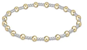 Enewton - Classic Sincerity Pattern 4mm Bead Bracelet - Mixed Metal