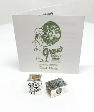 Exclusive Sterling Silver Green's Donut Wheeling Bead