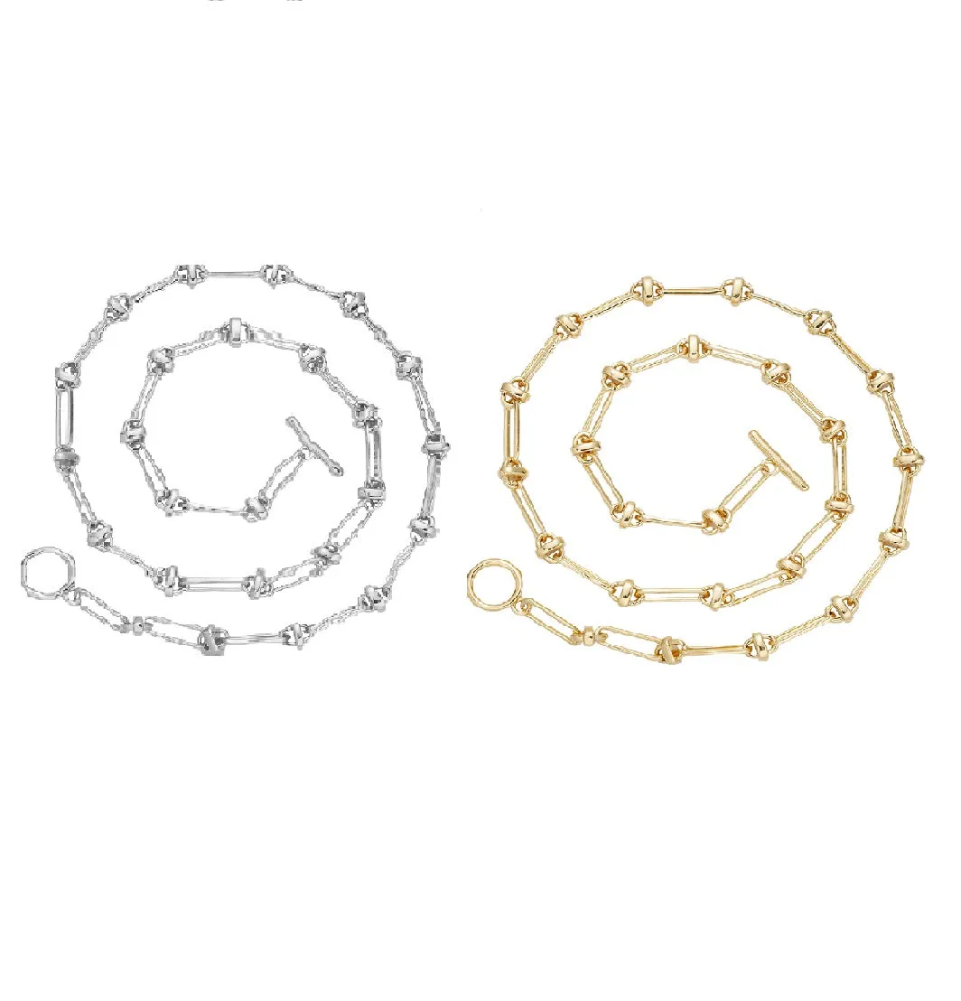 Fancy Oval Link Italiana 14k Gold Necklace - G503749
