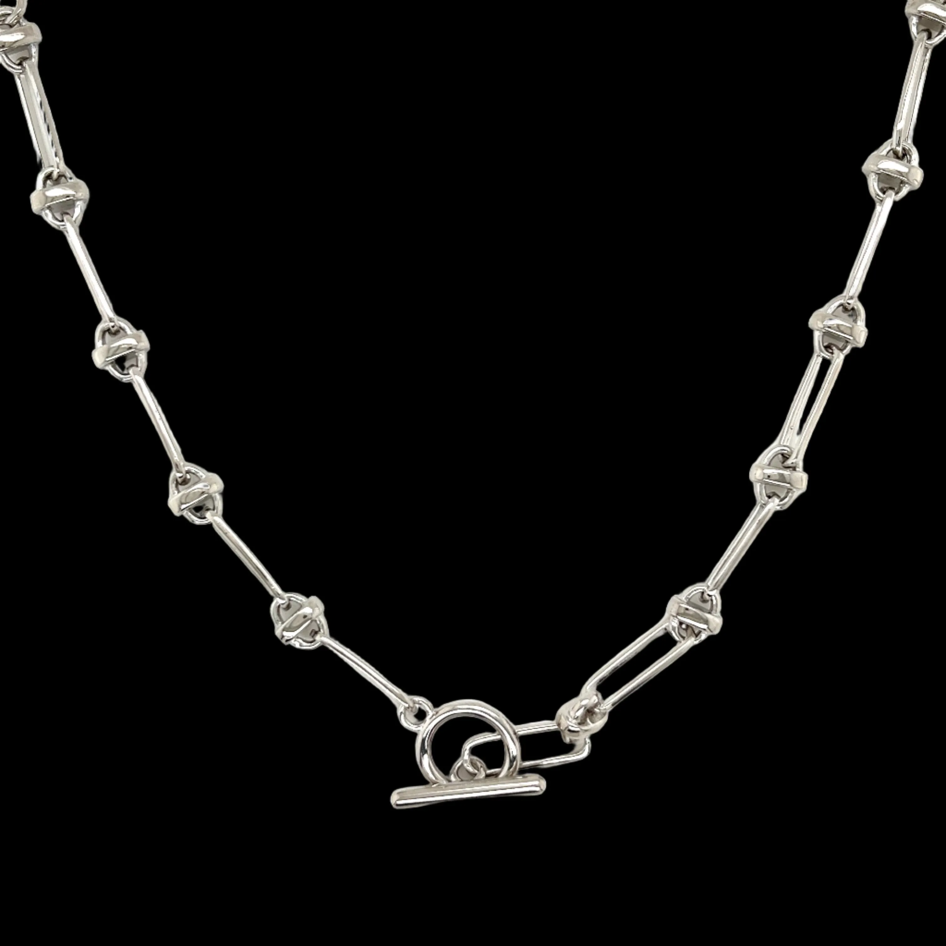Fancy Oval Link Italiana 14k Gold Necklace - G503749