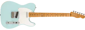 Fender Limited Edition Vintera Road Worn '50S Telecaster, Maple Fingerboard, Sonic Blue