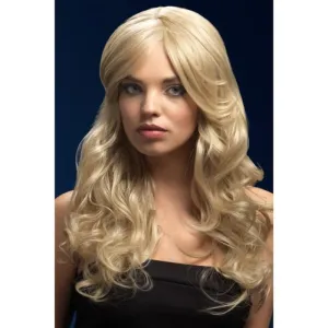 Fever Nicole Wig - Dark Blonde, Soft Wave with Side Parting