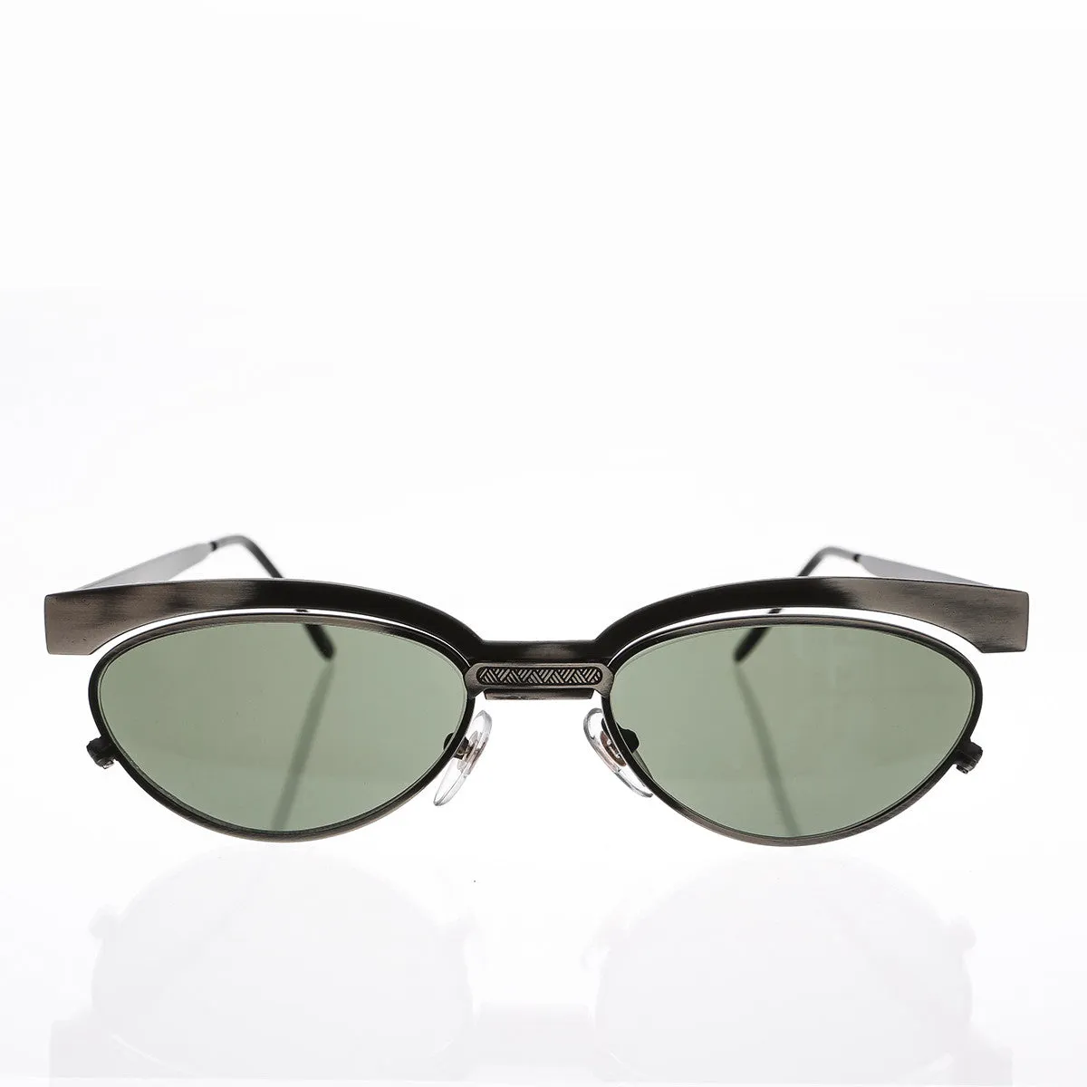 Floating Lens Cat Eye 90s Vintage Sunglass - Trina 1