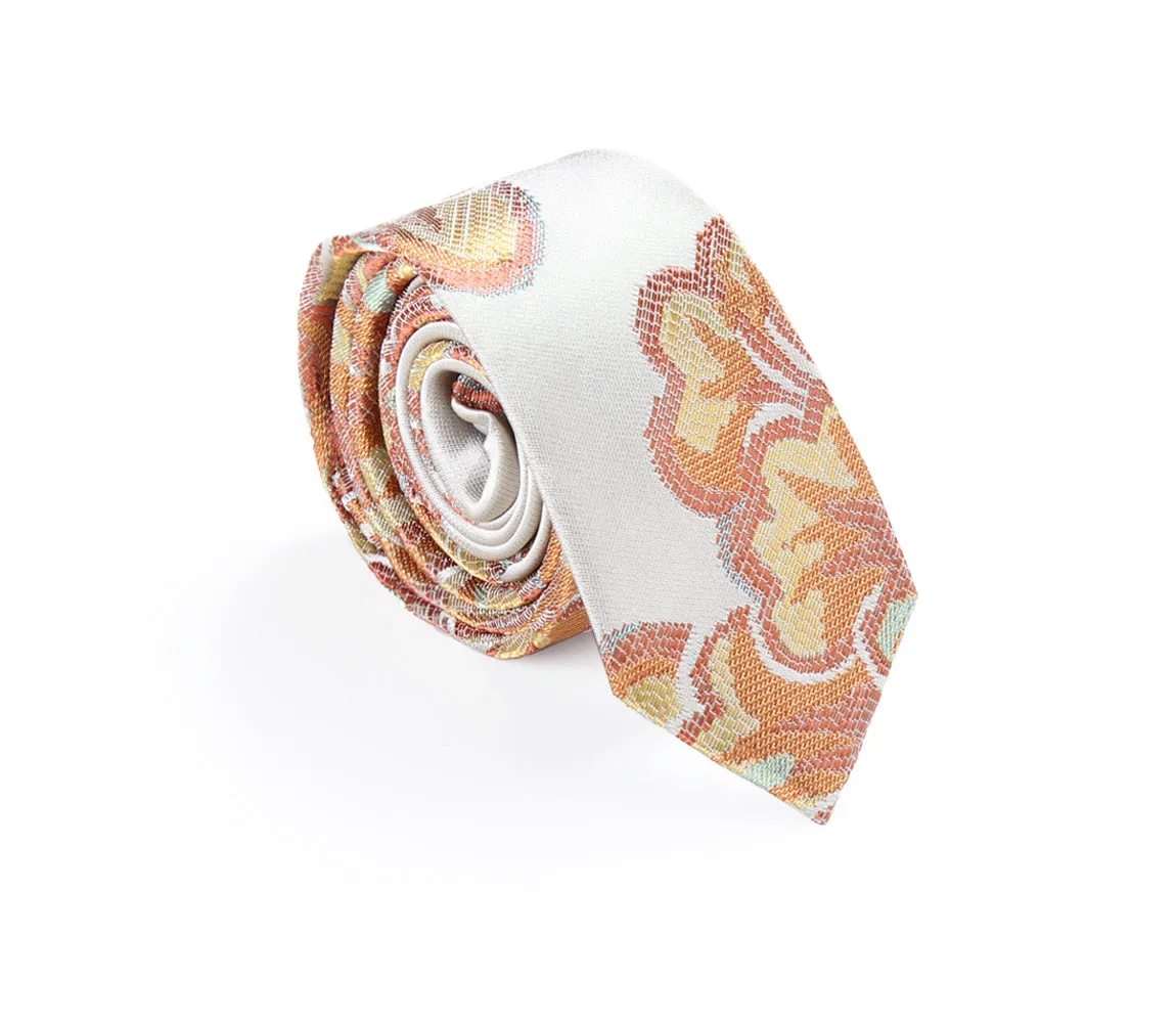 Floral Skinny Tie