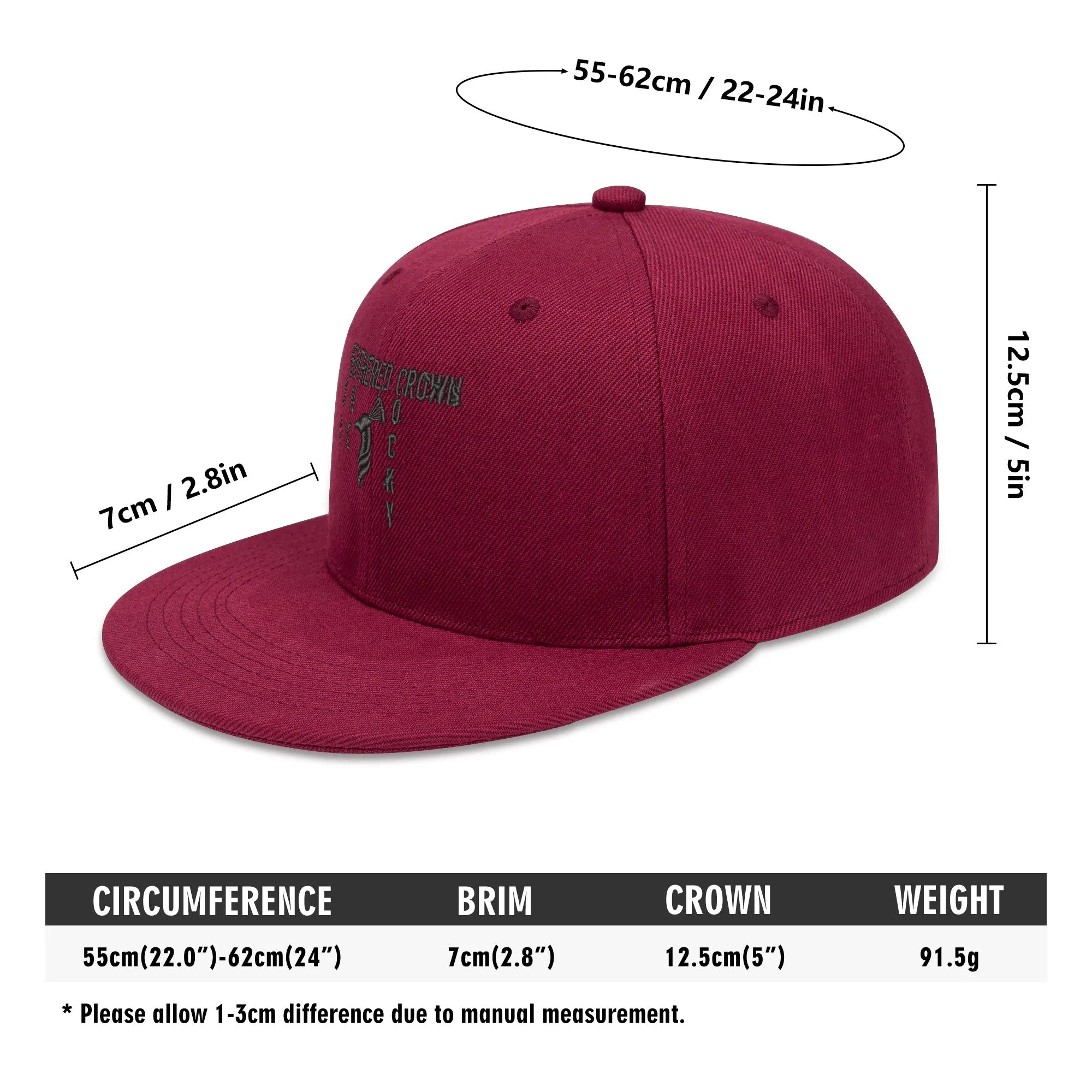 Four Sides Embroidered For The Cocky FC Hats