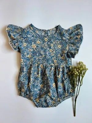 Franny Vintage Floral Romper