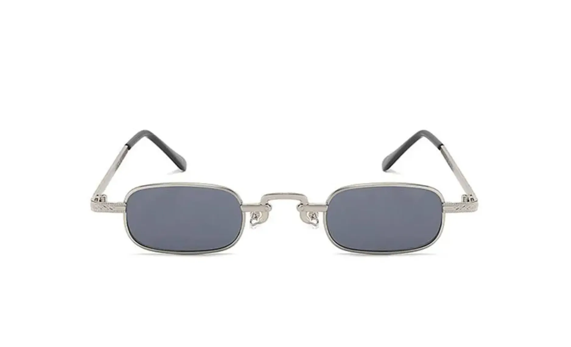 Gafas Retro Vintage Cuadrados Rectangulares tamaño Mini Fashion Cool Steampunk Unisex Vogueti