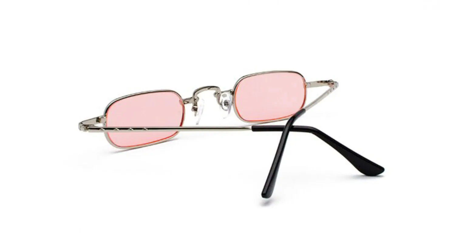 Gafas Retro Vintage Cuadrados Rectangulares tamaño Mini Fashion Cool Steampunk Unisex Vogueti