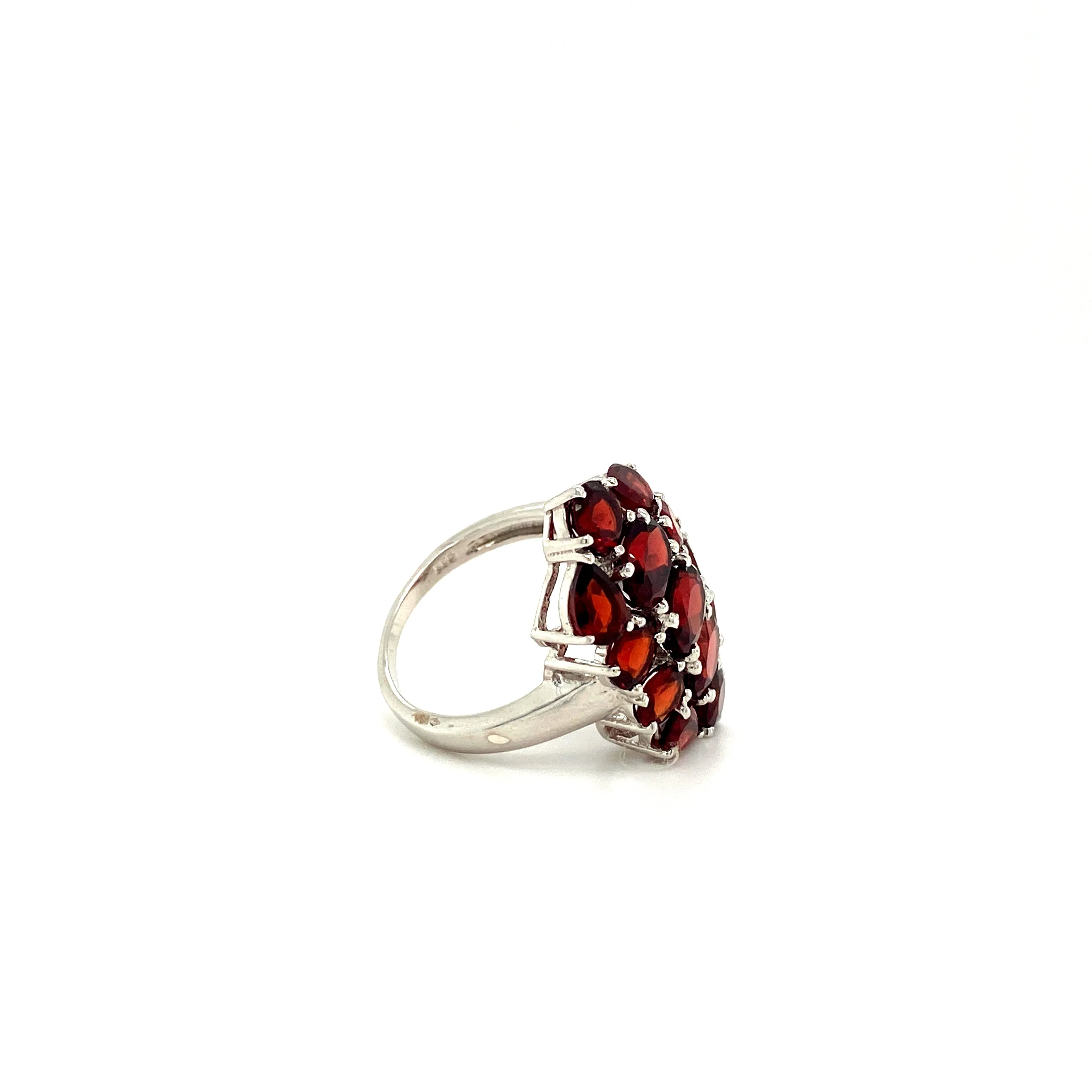 Garnet Ring in .925 Sterling Silver KSR - 13800