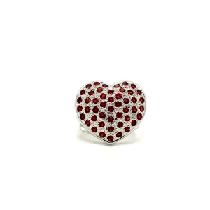 Garnet Ring in .925 Sterling Silver KSR - 1439