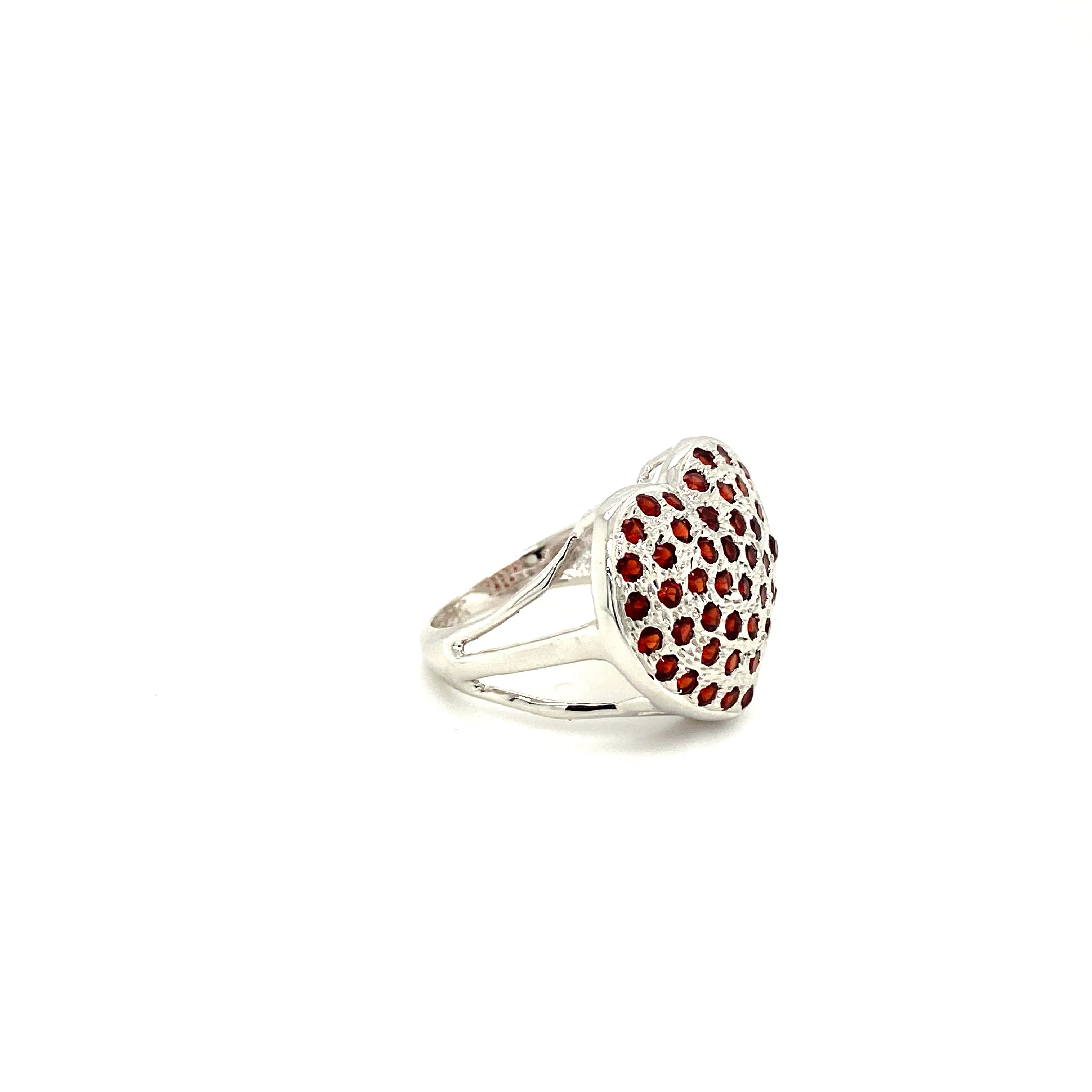 Garnet Ring in .925 Sterling Silver KSR - 1439