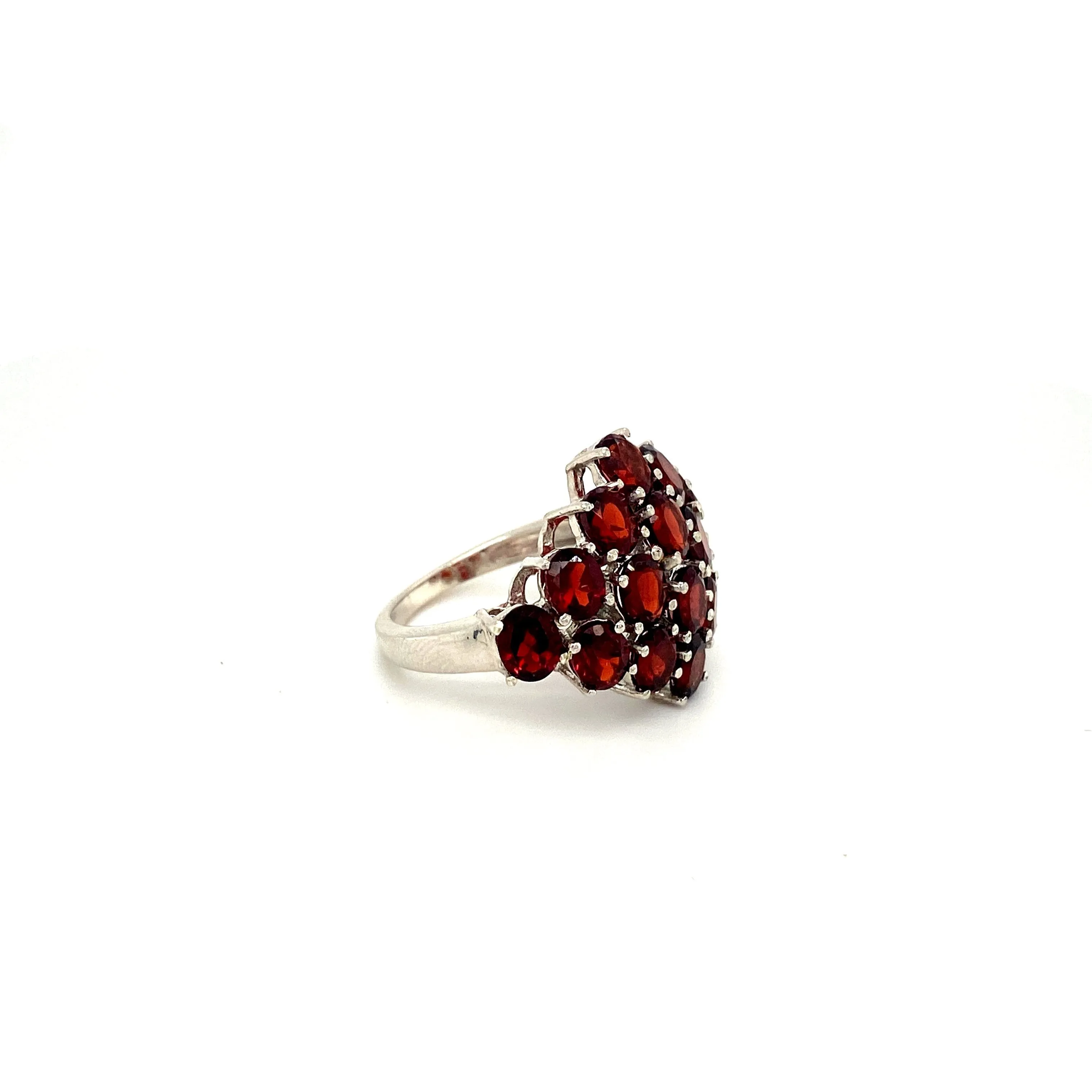 Garnet Ring in .925 Sterling Silver KSR - 15296