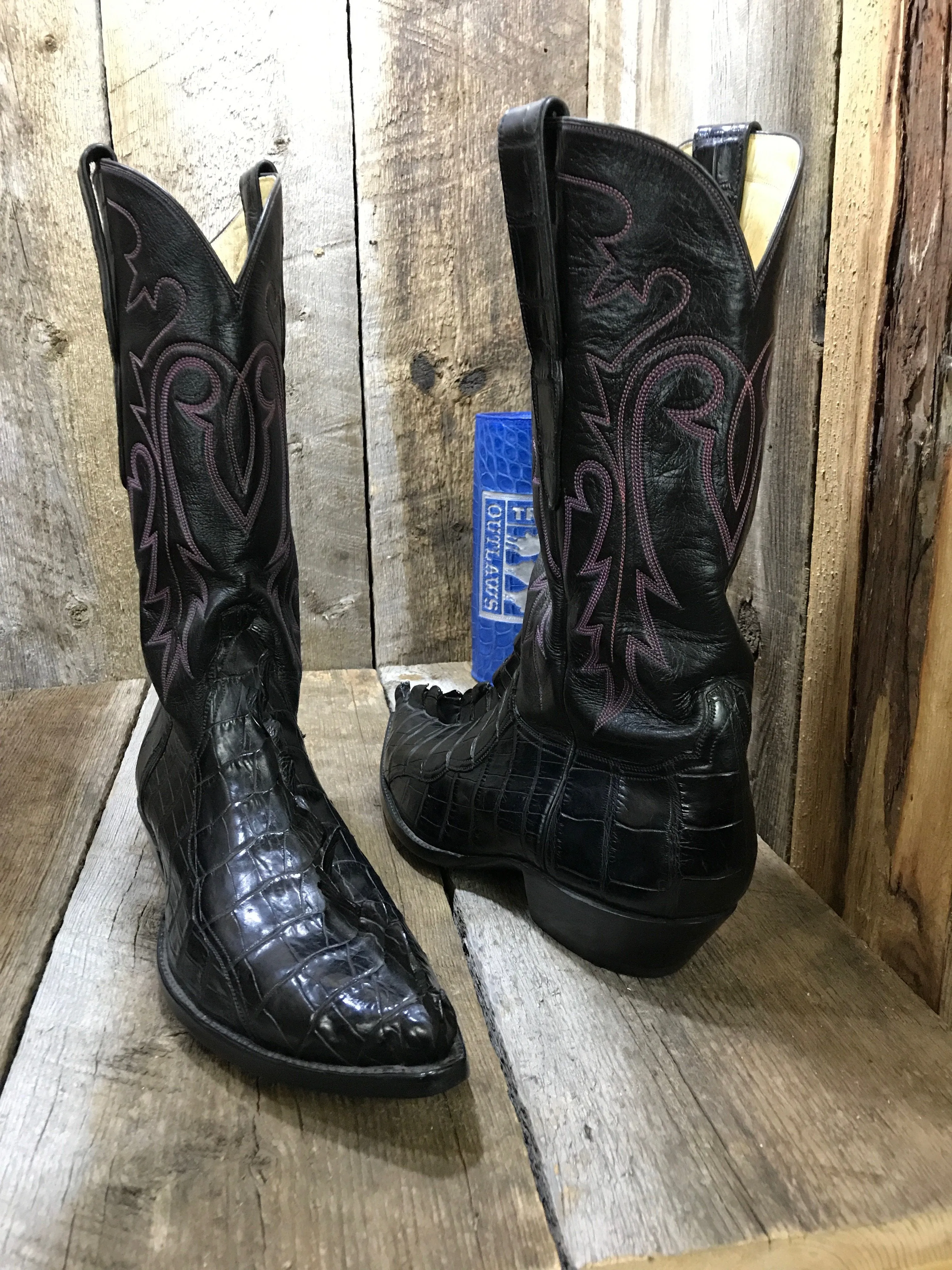 Gator Raised Tail  Tres Outlaws Men's Classic Boot 4028