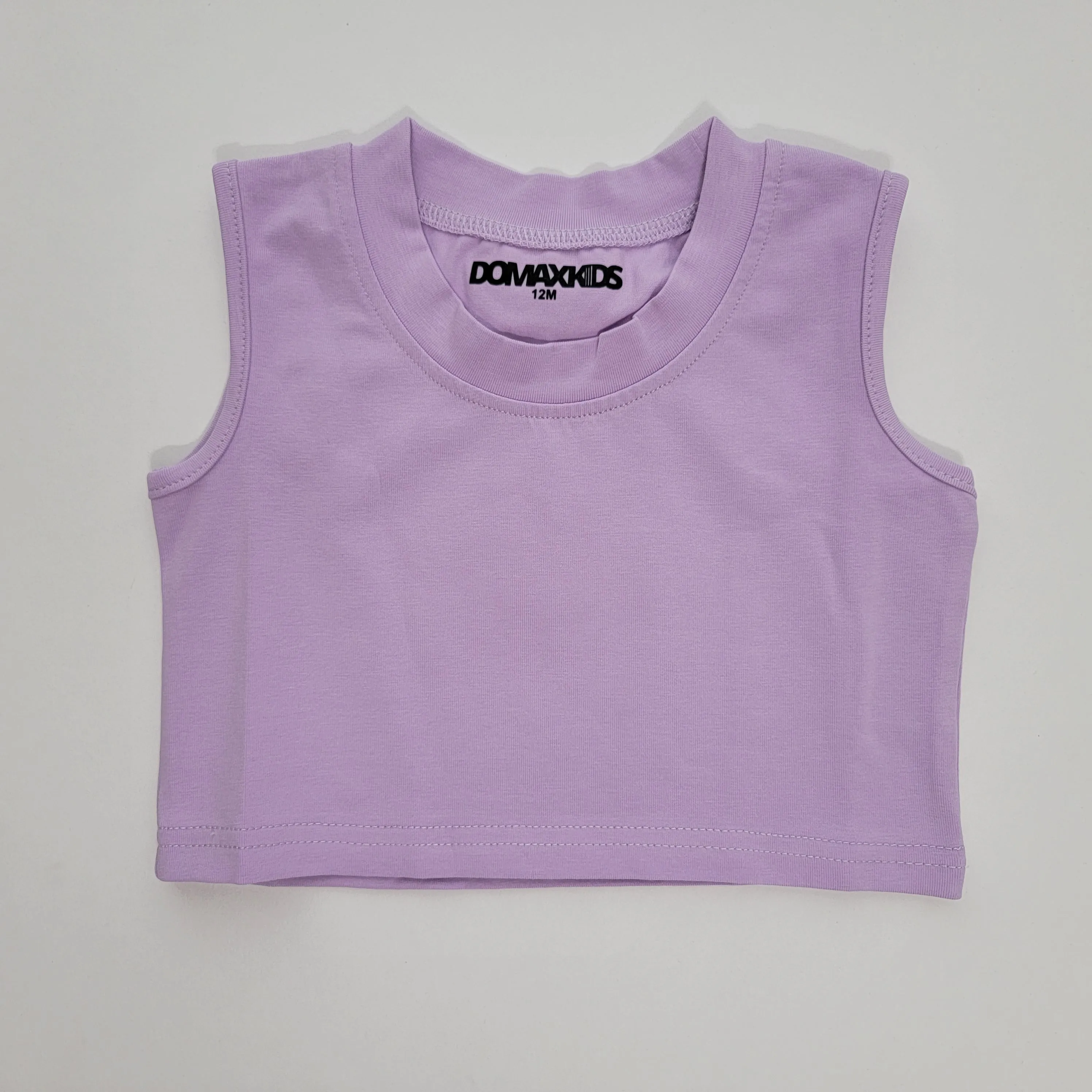 Girls Boxy Tank Lavender