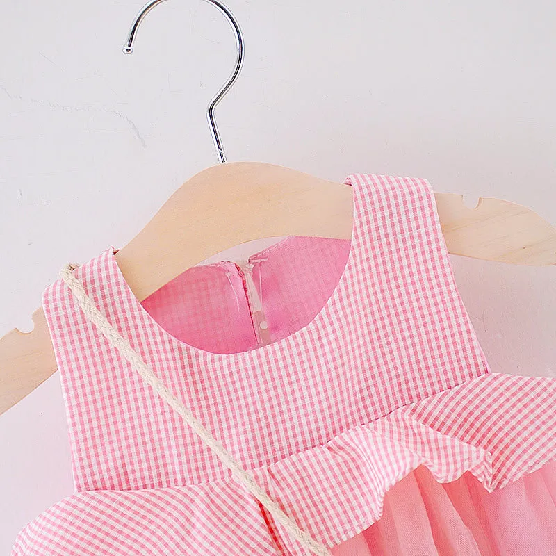 Girls Limited Edition Soft Cotton Top with Lace Dress