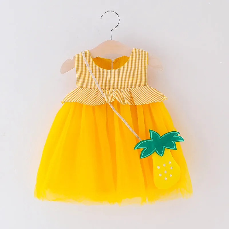 Girls Limited Edition Soft Cotton Top with Lace Dress