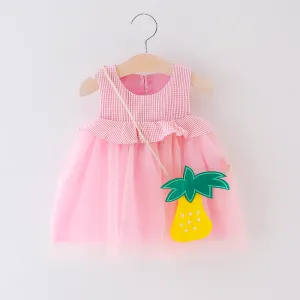 Girls Limited Edition Soft Cotton Top with Lace Dress