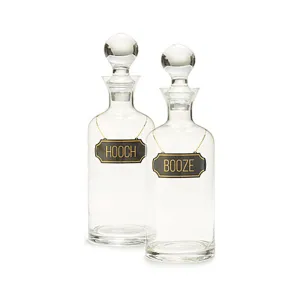 Glass Booze & Hooch Decanters