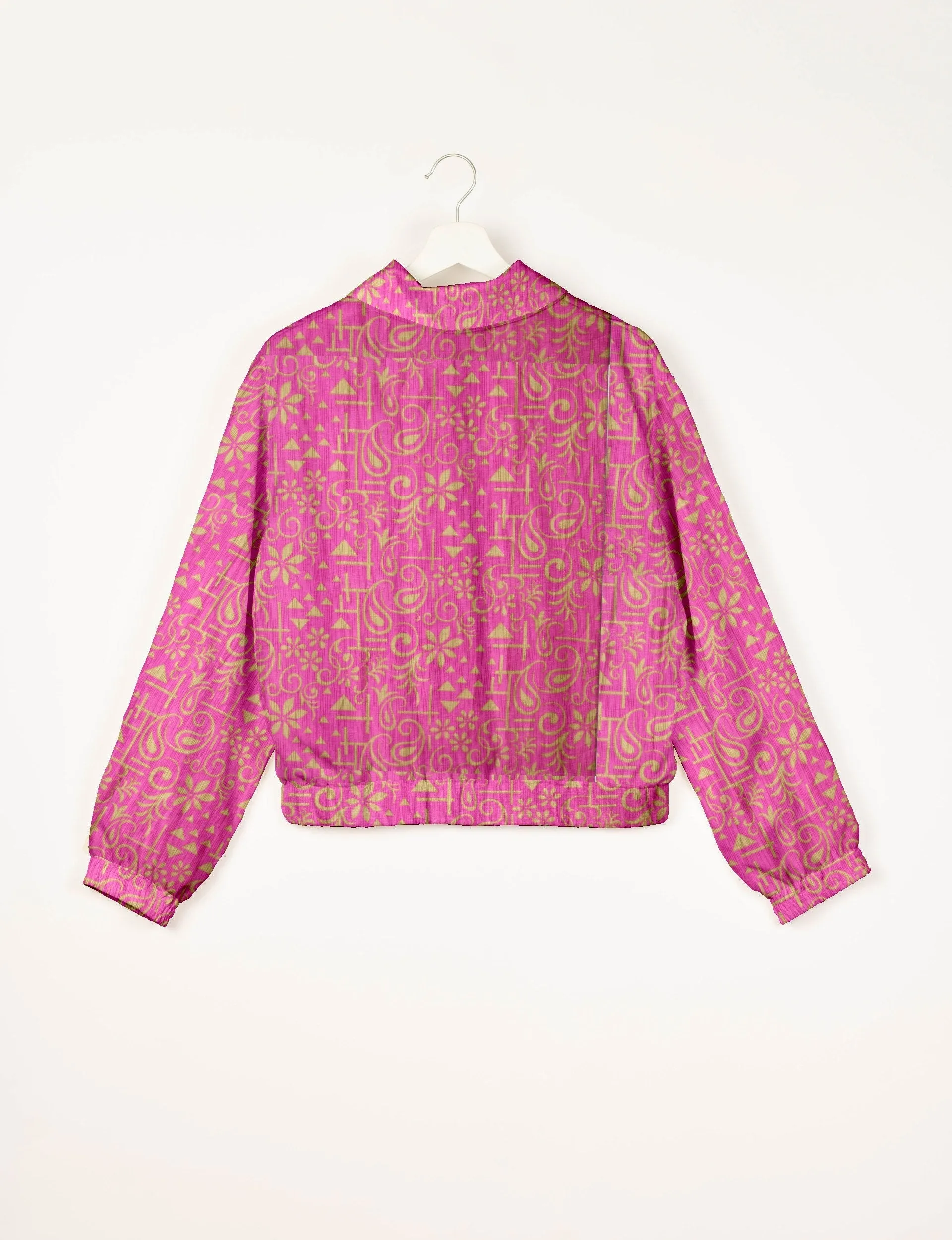 GOLD HEART BOMBER JACKET