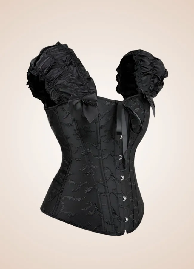 Gothic Steampunk Ruffled Corset