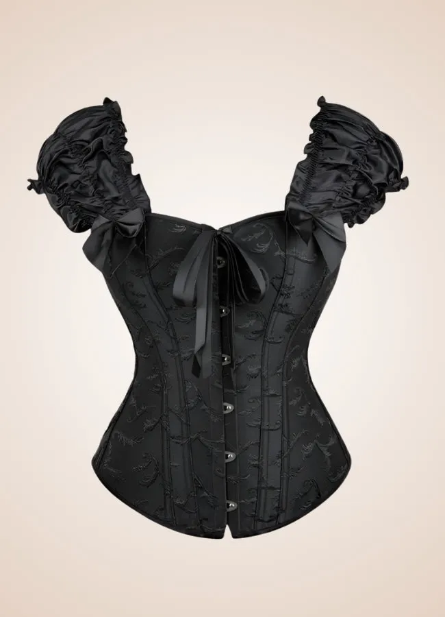 Gothic Steampunk Ruffled Corset