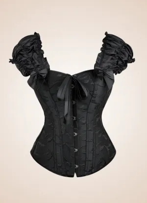 Gothic Steampunk Ruffled Corset