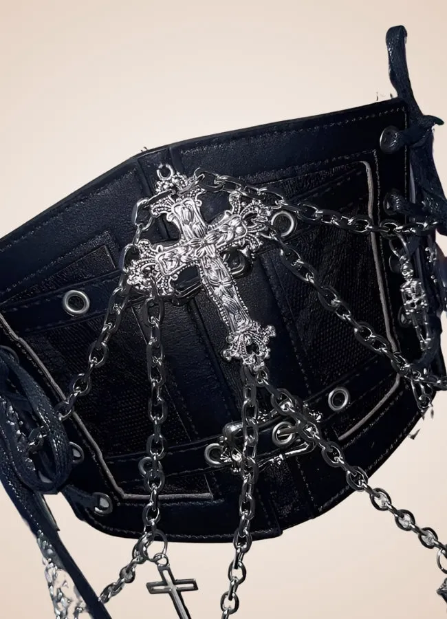 Grunge Crop Top Bustier