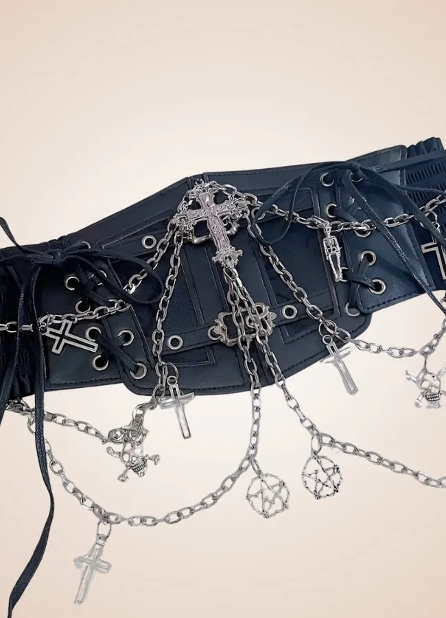 Grunge Crop Top Bustier